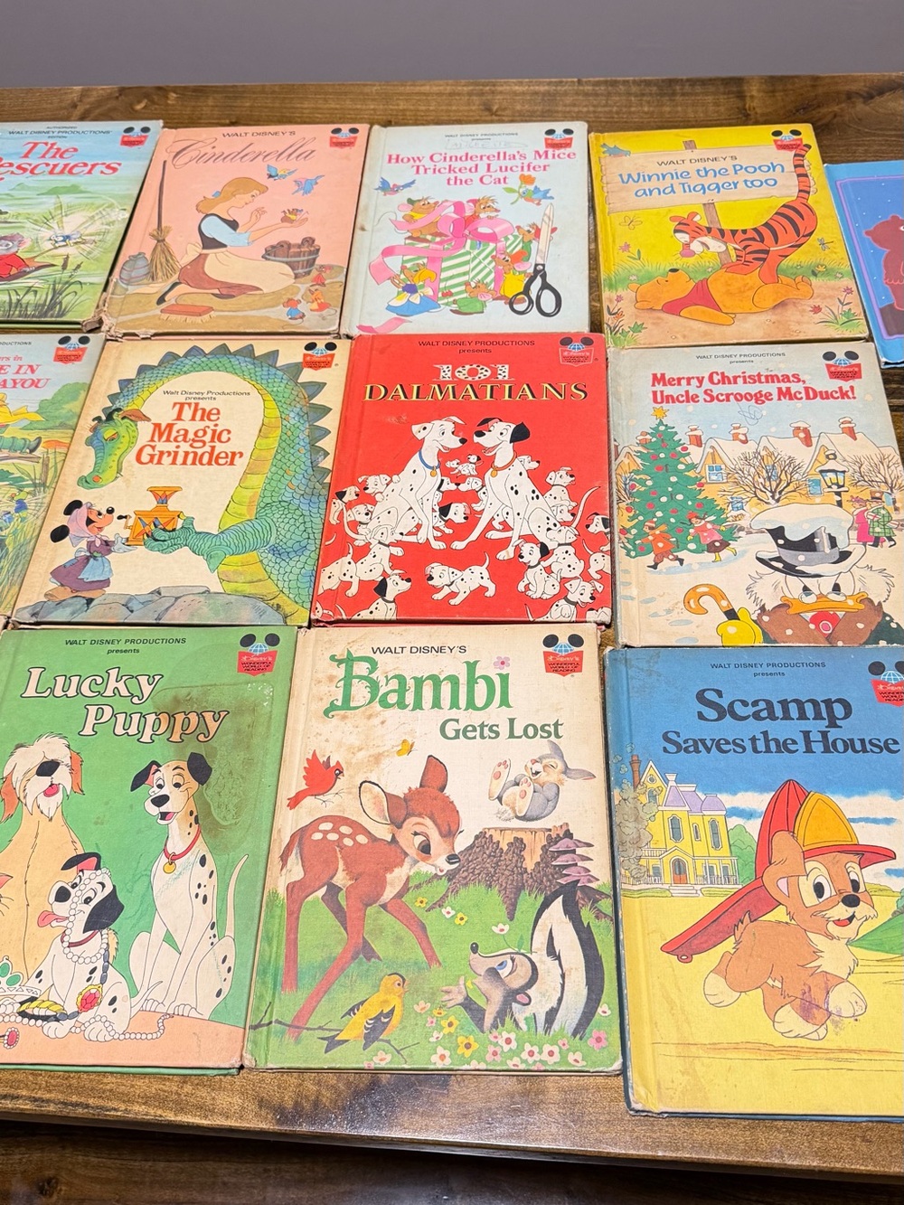 Vintage Walt Disney Wonderful World of Reading Books – Lot of 24